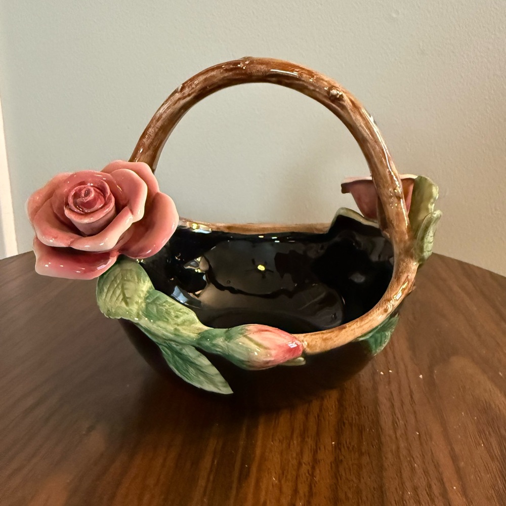 Floral Ceramic Midnight Rose Fitz& Floyd